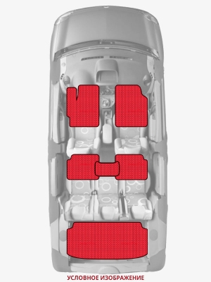 ЭВА коврики «Queen Lux» комплект для Audi RS4 (B9)
