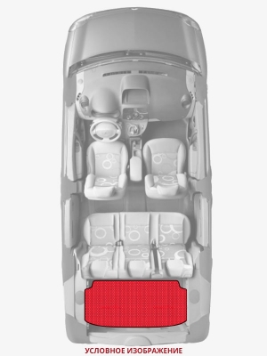 ЭВА коврики «Queen Lux» багажник для ГАЗ 12